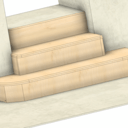 Mini escalier en chêne