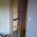 Étagère et encadrement de porte