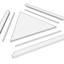 Table basse triangulaire