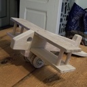 Petit avion en chêne