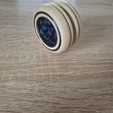Yoyo en bois d'erable et epoxy pailletée