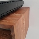 Etagère nature pour ma box et mon téléhone (avec cache câbles intégré)