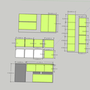 Meuble entrée porte-manteau CP 22mm