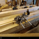 Rainure commencée au 45