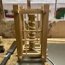 Lampe d’inspiration japonaise