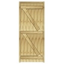 Plan porte de cabanon