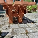 Banc d'extérieur japonisant