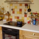 Cuisine en chene blond