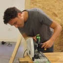 Découpe du dépassement des lattes