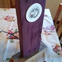 Petite lampe tout en récup.