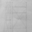 Bibliothèque en merisier