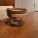 Bols en segments tourné pour fruits