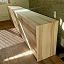 Enfilade. Frêne Olivier.