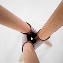 Tabouret Acolyte en version planches de Skateboard Recyclées