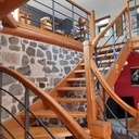 Escalier un quart tournant