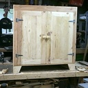 Meuble en bois de palette.