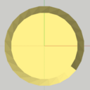 Torche en bois décorative