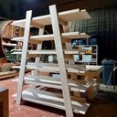 Meuble étagère/présentoir. Hévéa.