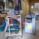 Servante pour bloc ponceur et compresseur