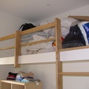 Échelle et mini garde-corps de mezzanine