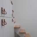 Coin couchage et son escalier-placard