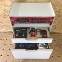 Meuble de studio spécial pour guitariste