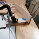 Gabarit rainures faces concaves