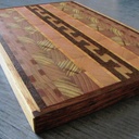 Planche à découper en bois de bout