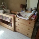 Commode avec table à langer