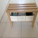 Petit banc avec rangement