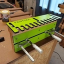 Gabarit queues droite queues d'aronde