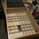 Boite à cases pour vis et autre petits objets à ranger