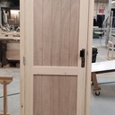 Porte extérieure en sapin rouge