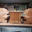 Fauteuil et table enfant