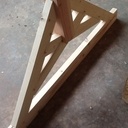 Ferme  à poinçon suspendu