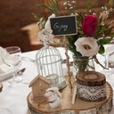 Un centre de table pour notre mariage bohème