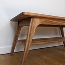 Table basse en noyer, à la Squarerule