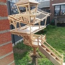 Cabane pour lapins chouchoutés
