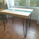 Petite river table en Pin