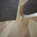 Un escalier en courbe irrégulière