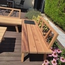 Salon de jardin  en châtaignier