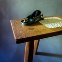 Carved milking stool (2023)