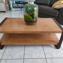 Table basse (bois métal)
