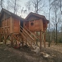 Une cabane sur pilotis en seconde résidence