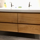 Meuble de SDB en chêne