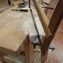 Maquette limon d'escalier à jour conique