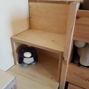 Table de nuit - étagère