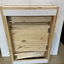 Meuble de bricolage pliant sur roulette