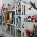 Forteresse volante étagères pour chambre d'enfants