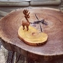 Table basse cœur époxy